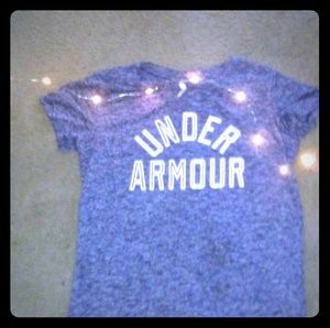 Blue navy blue black and white shirt